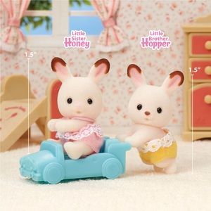 Calico critters hopscotch rabbit twins